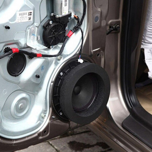 Newest  Car Door Speaker Bass Soundproof Insulation Ring Foam Pad Noise Accessory Soundproof Foam Ring