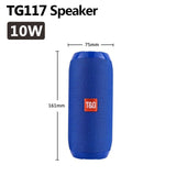 40W TG118 Bluetooth speaker outdoor wireless Column Subwoofer Music Center BoomBox portable 3D stereo 3600mAh battery FM/TF/AUX