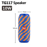 40W TG118 Bluetooth speaker outdoor wireless Column Subwoofer Music Center BoomBox portable 3D stereo 3600mAh battery FM/TF/AUX