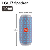 40W TG118 Bluetooth speaker outdoor wireless Column Subwoofer Music Center BoomBox portable 3D stereo 3600mAh battery FM/TF/AUX