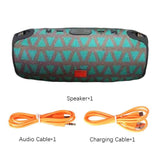 High Power 40W Bluetooth Speaker Waterproof Portable Column Super Bass Stereo For Comuter PC Speakers with FM Radio BT AUX TFusb
