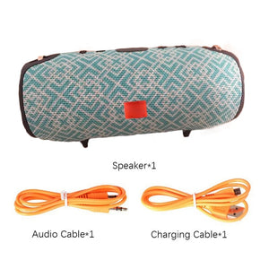 High Power 40W Bluetooth Speaker Waterproof Portable Column Super Bass Stereo For Comuter PC Speakers with FM Radio BT AUX TFusb