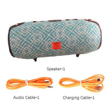 High Power 40W Bluetooth Speaker Waterproof Portable Column Super Bass Stereo For Comuter PC Speakers with FM Radio BT AUX TFusb