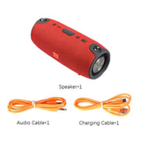 High Power 40W Bluetooth Speaker Waterproof Portable Column Super Bass Stereo For Comuter PC Speakers with FM Radio BT AUX TFusb