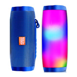 Portable Speakers Bluetooth Column Wireless Bluetooth Speaker Powerful High BoomBox Outdoor Bass HIFI TF FM Radio with LED Light