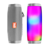 Portable Speakers Bluetooth Column Wireless Bluetooth Speaker Powerful High BoomBox Outdoor Bass HIFI TF FM Radio with LED Light