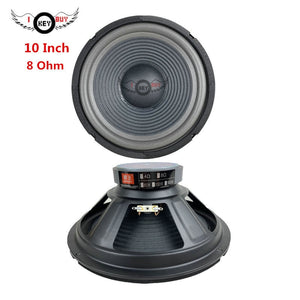 10 Inch 8 Ohm 255 mm Threaded Paper Basin Cone Bubble Side Speaker Bass Subwoofer Square Dance KTV Home Foam Edge Loudspeaker