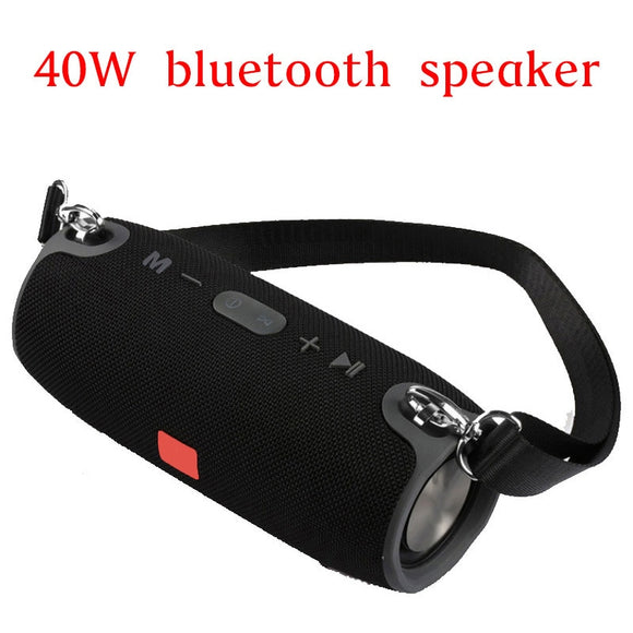 40W Outdoor Bluetooth Speaker Subwoofer TWS Speaker Waterproof Portable Music center system 3600mAh column soundbar caixa de som